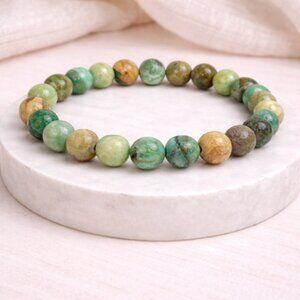 Phoenix Stone Gemstone Bracelet 8MM Beads Stretch Crystal Healing Jewelry